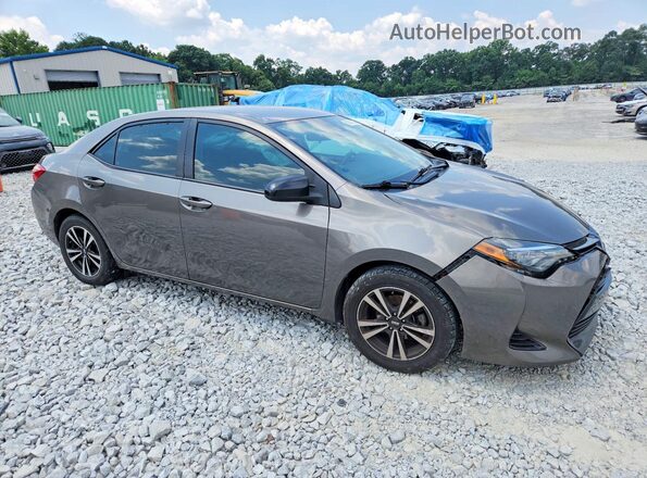 2T1BURHE0JC027367 2018 TOYOTA COROLLA Серый Передняя правая четверть