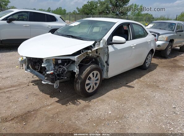 2T1BURHE0JC030365 2018 TOYOTA COROLLA Белый Передняя левая четверть
