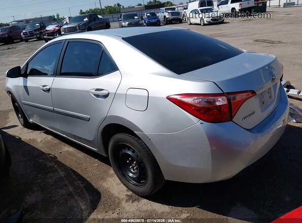 2T1BURHE0JC058540 2018 TOYOTA COROLLA Silver Rear left