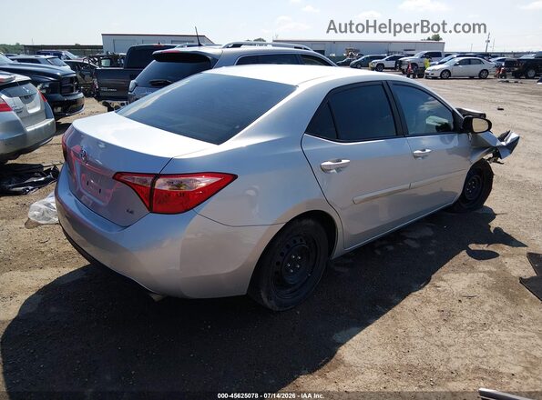 2T1BURHE0JC058540 2018 TOYOTA COROLLA Silver Rear right