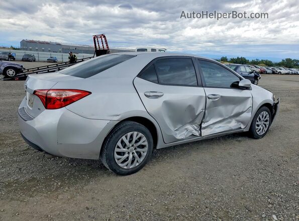 2T1BURHE0JC076200 2018 TOYOTA COROLLA Silver Rear right