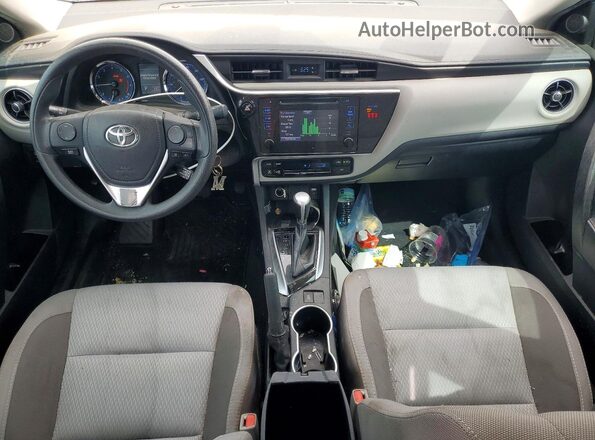 2T1BURHE0JC076200 2018 TOYOTA COROLLA Silver Dashboard view