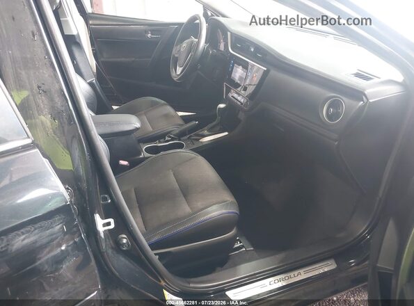 2T1BURHE0JC078481 2018 TOYOTA COROLLA Black Вид салону спереду