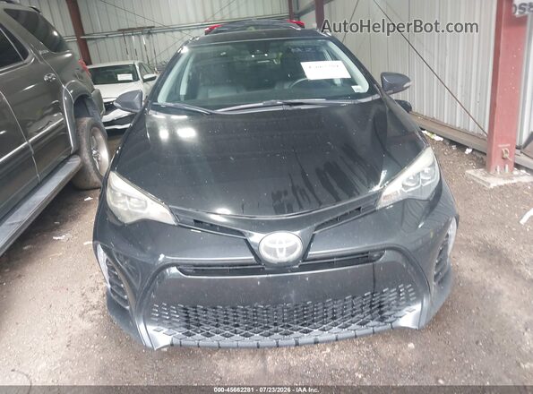 2T1BURHE0JC078481 2018 TOYOTA COROLLA Black Вид щитка приладів