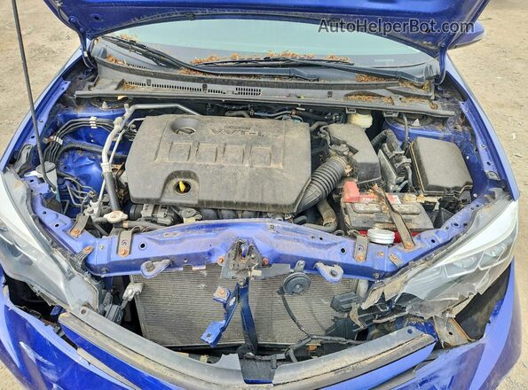 2T1BURHE0JC080019 2018 TOYOTA COROLLA Blue Սալոնի հետևի տեսք