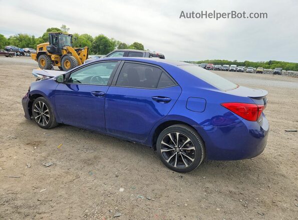 2T1BURHE0JC080019 2018 TOYOTA COROLLA Blue Հետևի ձախ