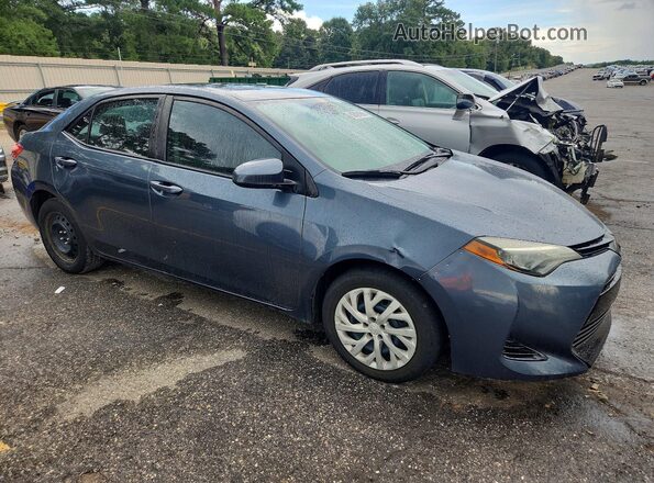 2T1BURHE0JC084491 2018 TOYOTA COROLLA Blue Przód prawy