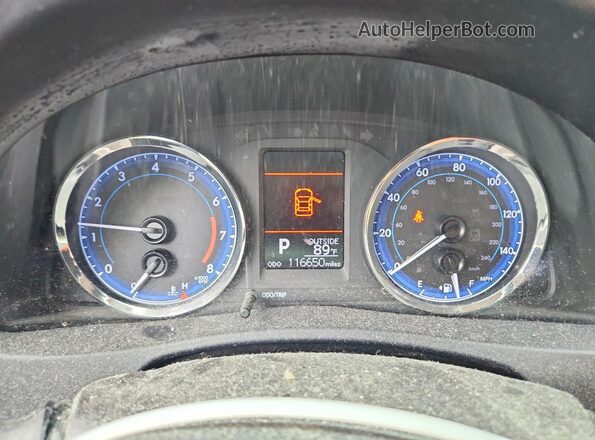 2T1BURHE0JC084491 2018 TOYOTA COROLLA Blue Widok zestawu wskaźników
