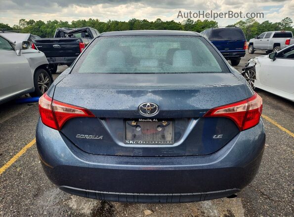 2T1BURHE0JC084491 2018 TOYOTA COROLLA Blue Widok z tyłu