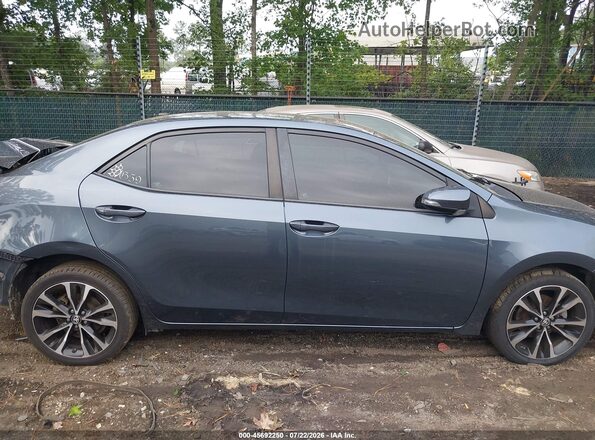 2T1BURHE0JC107073 2018 TOYOTA COROLLA Серый Вид задней части салона