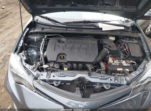 2T1BURHE0JC107073 2018 TOYOTA COROLLA Серый Вид сзади