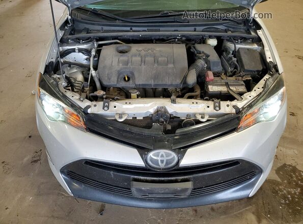 2T1BURHE0JC108160 2018 TOYOTA COROLLA Silver Vista interior trasera