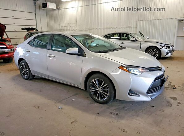 2T1BURHE0JC108160 2018 TOYOTA COROLLA Silver Delantero derecho