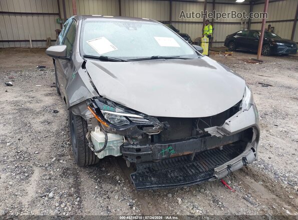 2T1BURHE0JC119305 2018 TOYOTA COROLLA Gray წინა ხედი