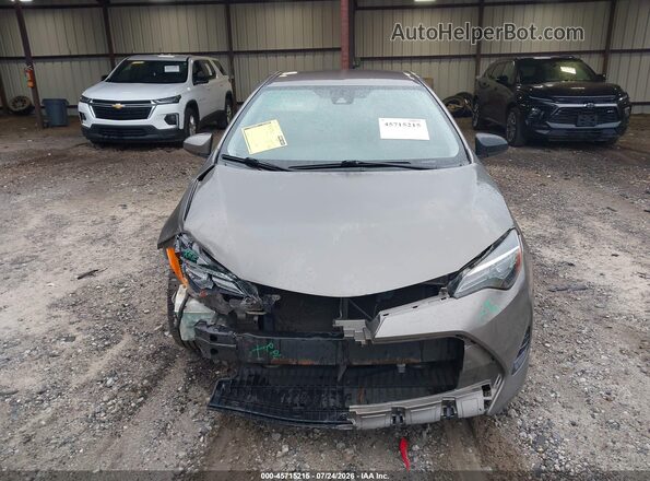 2T1BURHE0JC119305 2018 TOYOTA COROLLA Gray ხელსაწყოთა პანელის ხედი