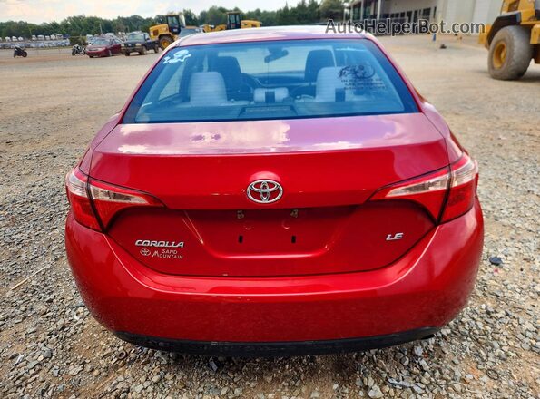 2T1BURHE0JC966339 2018 TOYOTA COROLLA Red Widok z tyłu