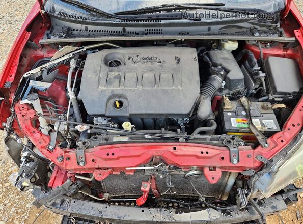 2T1BURHE0JC966339 2018 TOYOTA COROLLA Red Widok wnętrza z tyłu
