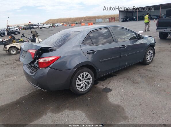 2T1BURHE0KC152175 2019 TOYOTA COROLLA Gray უკანა მარჯვენა