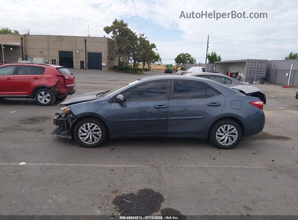 2T1BURHE0KC152175 2019 TOYOTA COROLLA Gray 