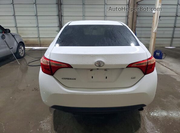 2T1BURHE0KC166982 2019 TOYOTA COROLLA Белый Вид сзади