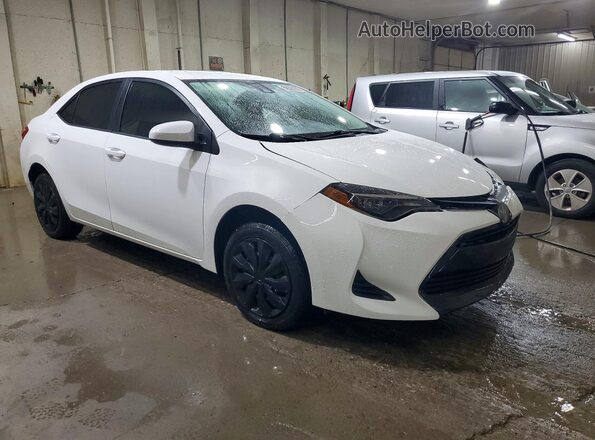 2T1BURHE0KC166982 2019 TOYOTA COROLLA Белый Передняя правая четверть