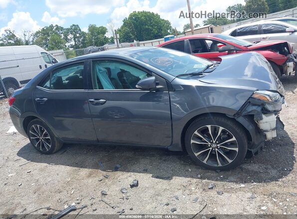 2T1BURHE0KC167436 2019 TOYOTA COROLLA Серый Вид задней части салона