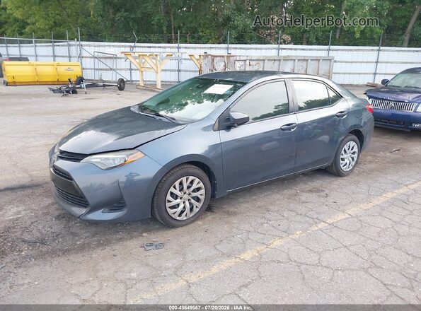 2T1BURHE0KC168960 2019 TOYOTA COROLLA Серый Передняя левая четверть