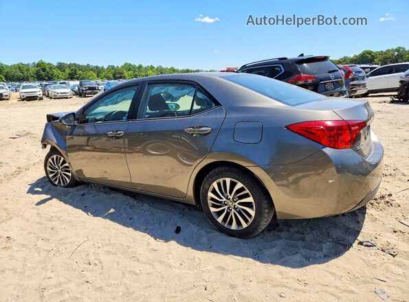 2T1BURHE0KC179053 2019 TOYOTA COROLLA Gray Trasero izquierdo