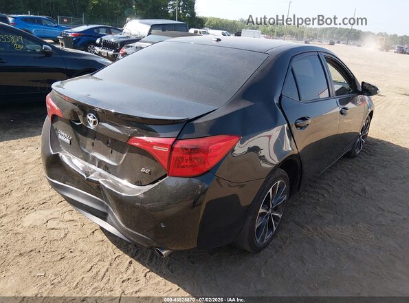 2T1BURHE0KC227506 2019 TOYOTA COROLLA Черный Задняя правая четверть
