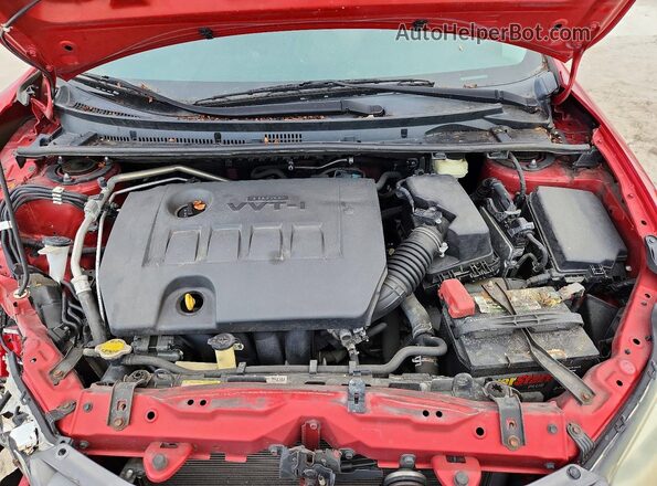 2T1BURHE1GC528843 2016 TOYOTA COROLLA Red უკანა სალონის ხედი
