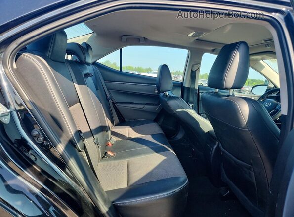 2T1BURHE1GC529488 2016 TOYOTA COROLLA Black Rear seats view