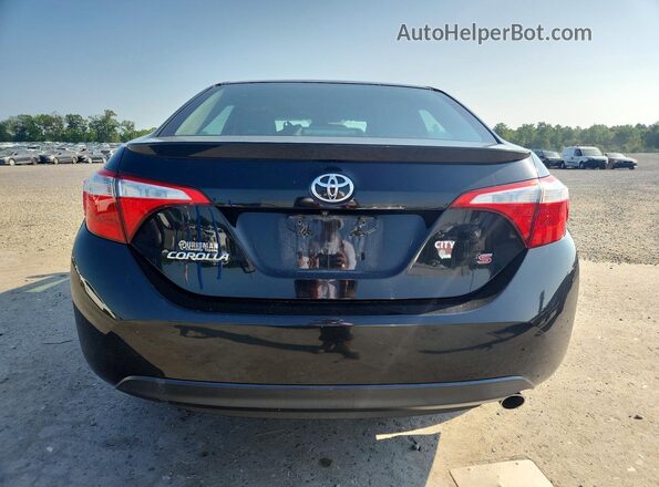 2T1BURHE1GC529488 2016 TOYOTA COROLLA Black Rear view