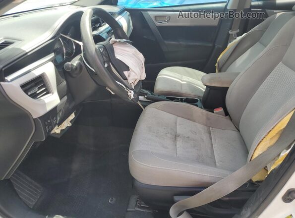 2T1BURHE1GC530687 2016 TOYOTA COROLLA Белый Вид салона спереди