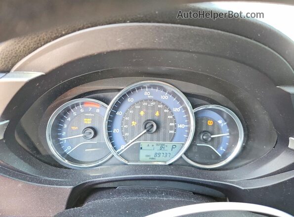 2T1BURHE1GC536490 2016 TOYOTA COROLLA Gray ხელსაწყოთა პანელის ხედი
