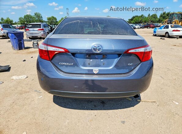 2T1BURHE1GC536490 2016 TOYOTA COROLLA Gray უკანა ხედი