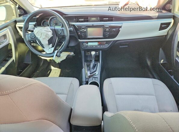 2T1BURHE1GC536490 2016 TOYOTA COROLLA Gray წინა პანელის ხედი