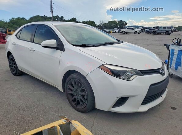 2T1BURHE1GC546999 2016 TOYOTA COROLLA White Delantero derecho