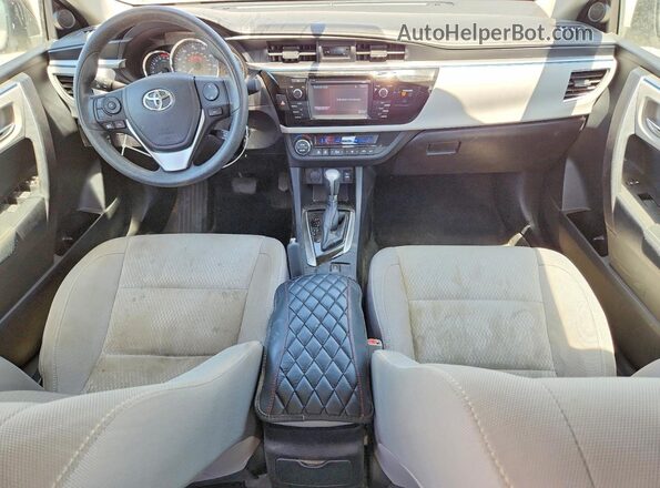 2T1BURHE1GC562491 2016 TOYOTA COROLLA Белый Вид панели приборов