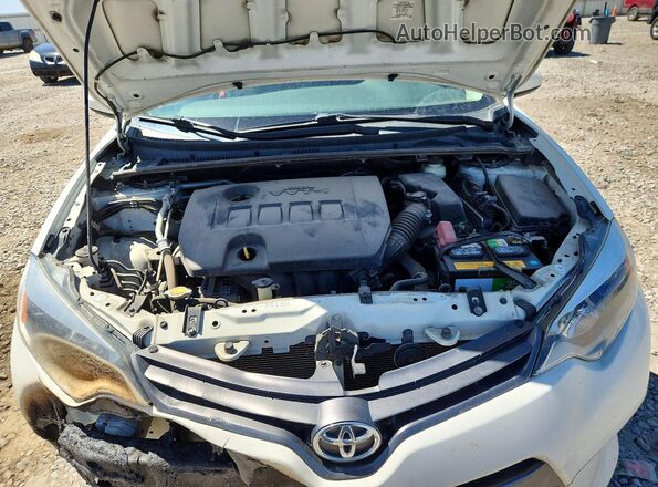 2T1BURHE1GC562491 2016 TOYOTA COROLLA Белый Вид задней части салона