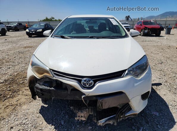 2T1BURHE1GC562491 2016 TOYOTA COROLLA Белый Вид спереди