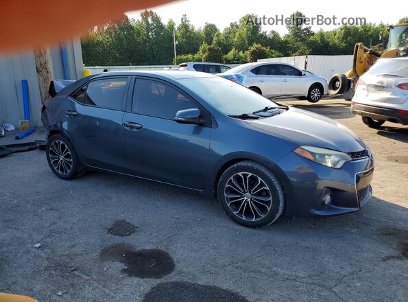 2T1BURHE1GC563463 2016 TOYOTA COROLLA Charcoal Przód prawy