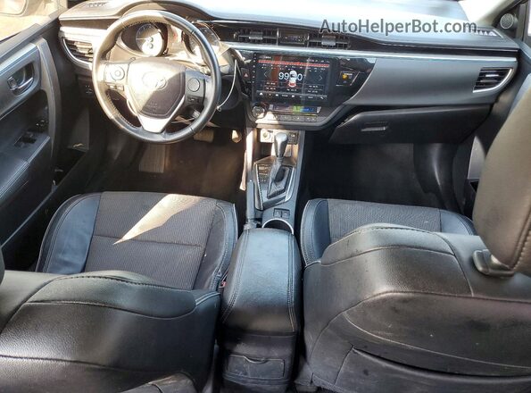 2T1BURHE1GC563463 2016 TOYOTA COROLLA Charcoal Widok deski rozdzielczej