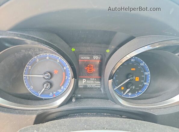 2T1BURHE1GC564032 2016 TOYOTA COROLLA Silver ხელსაწყოთა პანელის ხედი