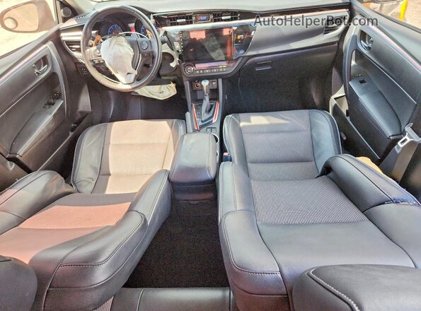 2T1BURHE1GC566993 2016 TOYOTA COROLLA Black წინა პანელის ხედი