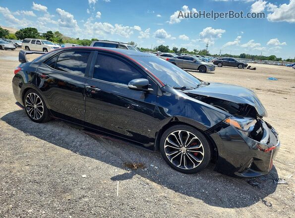 2T1BURHE1GC566993 2016 TOYOTA COROLLA Black წინა მარჯვენა