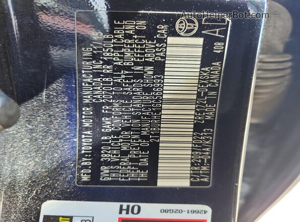 2T1BURHE1GC566993 2016 TOYOTA COROLLA Black ძრავის განყოფილების ხედი
