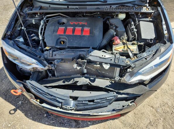 2T1BURHE1GC566993 2016 TOYOTA COROLLA Black უკანა სალონის ხედი