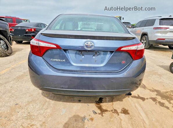 2T1BURHE1GC586600 2016 TOYOTA COROLLA Gray Vista trasera