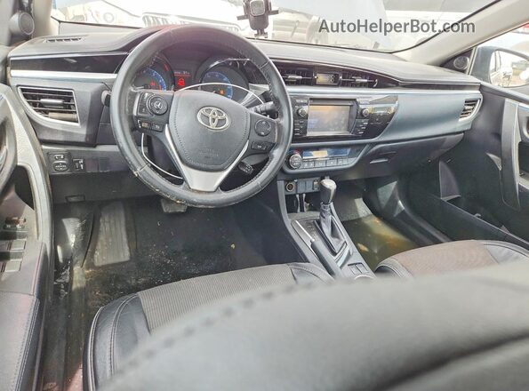 2T1BURHE1GC586600 2016 TOYOTA COROLLA Gray Vista del salpicadero