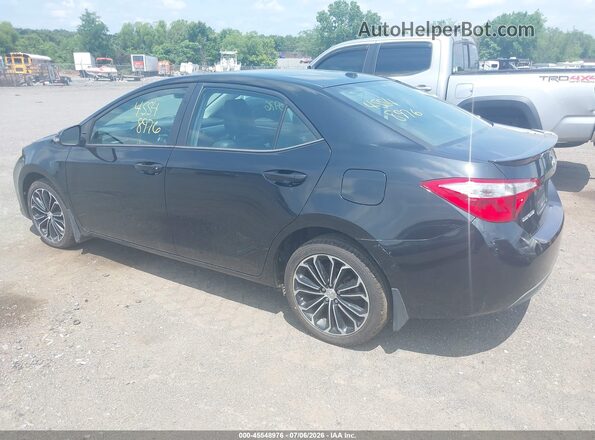2T1BURHE1GC592543 2016 TOYOTA COROLLA Black უკანა მარცხენა